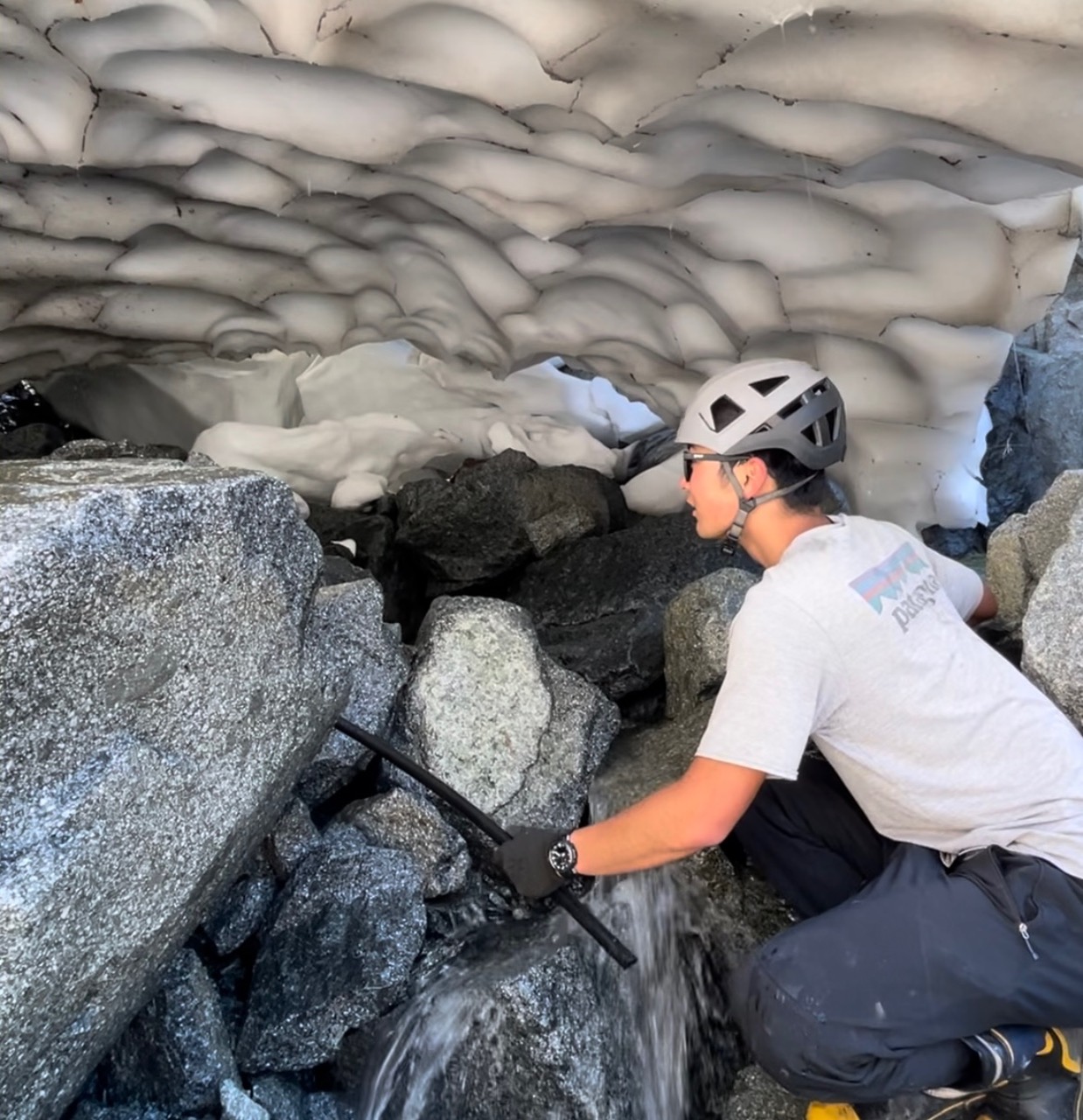 水源地のお話し（＋天狗沢お花畑の表示） | 岳沢小屋 | 槍ヶ岳山荘グループ